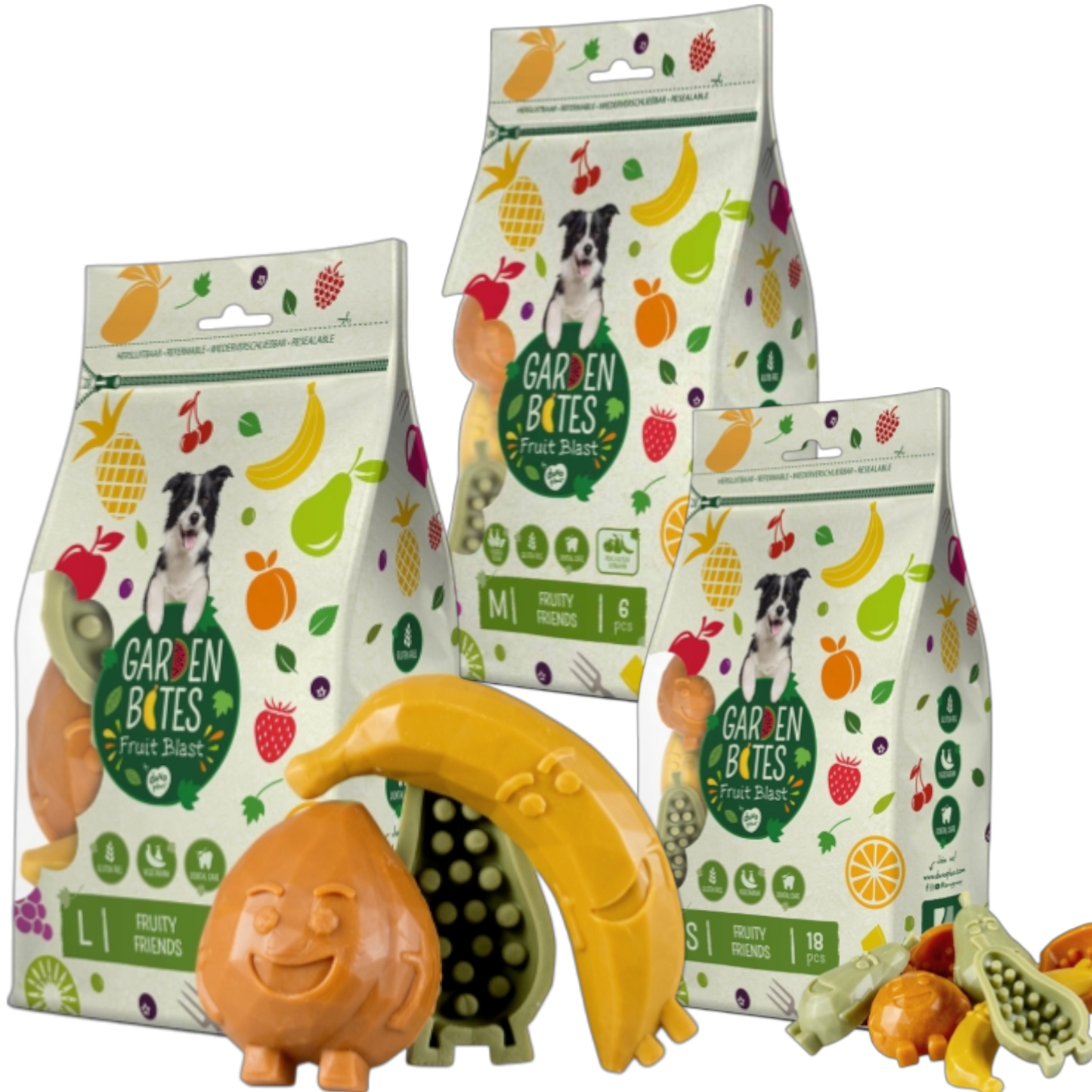 Garden Bites Dog - Fruity Friends