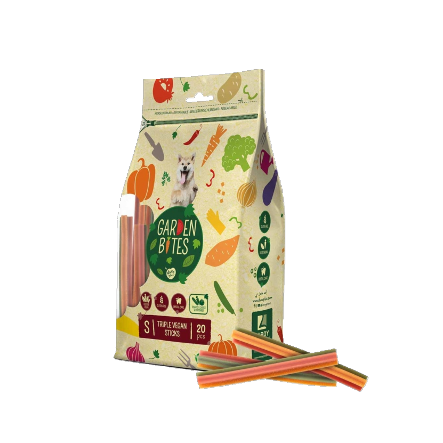 Garden Bites – Dreifach Vegane Sticks mit Minze