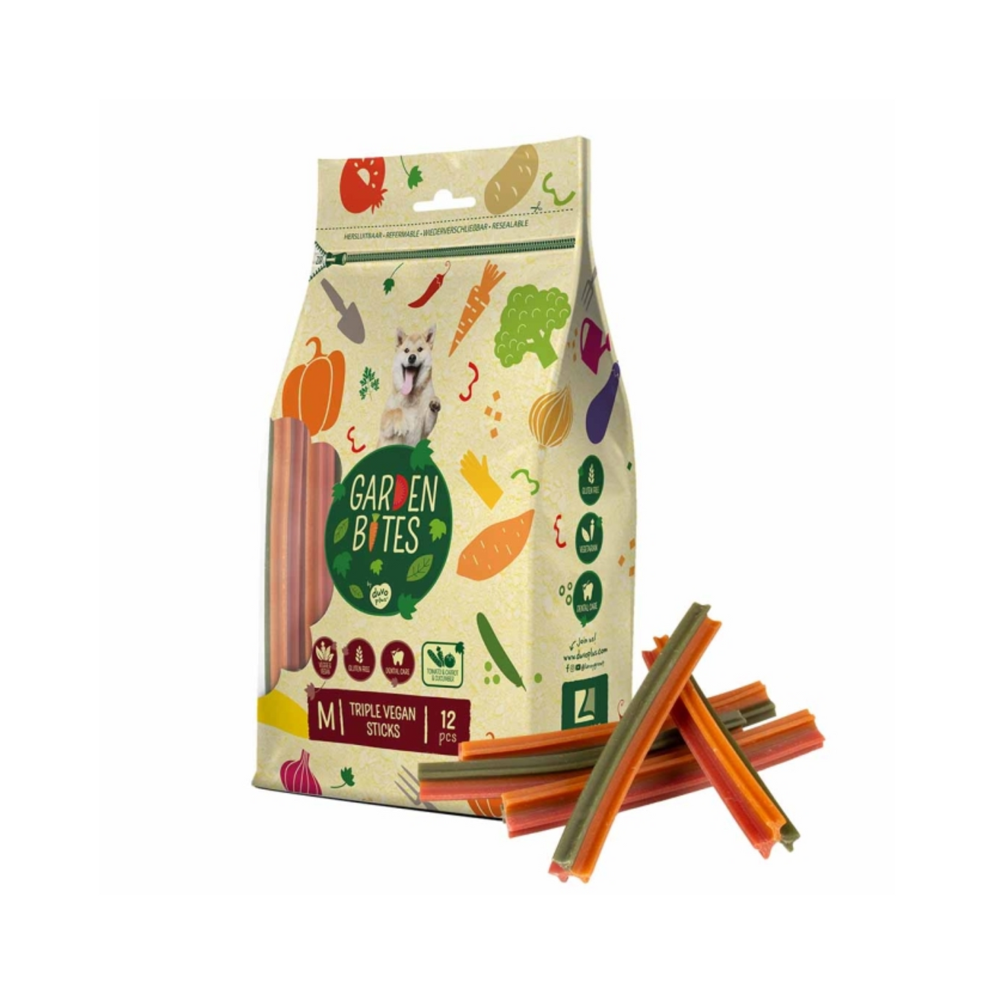 Garden Bites – Dreifach Vegane Sticks mit Minze