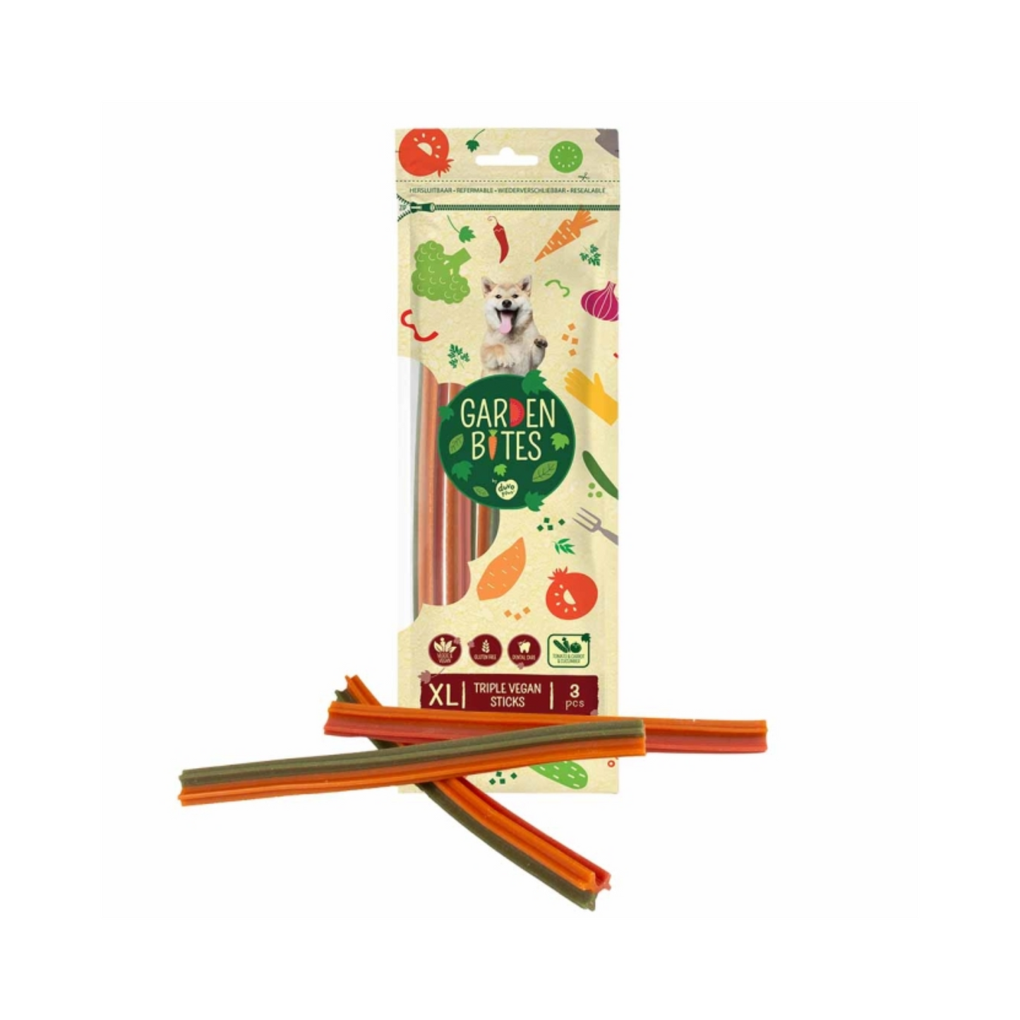 Garden Bites – Dreifach Vegane Sticks mit Minze