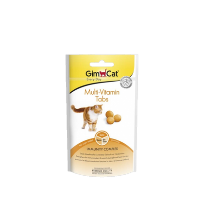 GimCat Multi-Vitamin Tabs – Für starke Abwehrkräfte & gesunde Vitalität