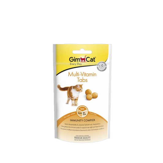 GimCat Multi-Vitamin Tabs – Für starke Abwehrkräfte & gesunde Vitalität