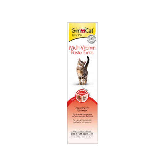 GimCat Multi-Vitaminpaste Extra – Für ein starkes Immunsystem & vitale Katzen