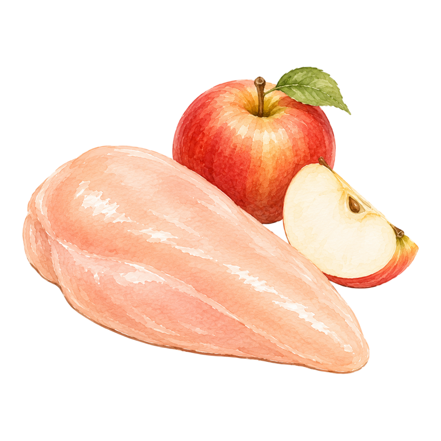 Dokas Dog - Hühnerbrust mit Apfel