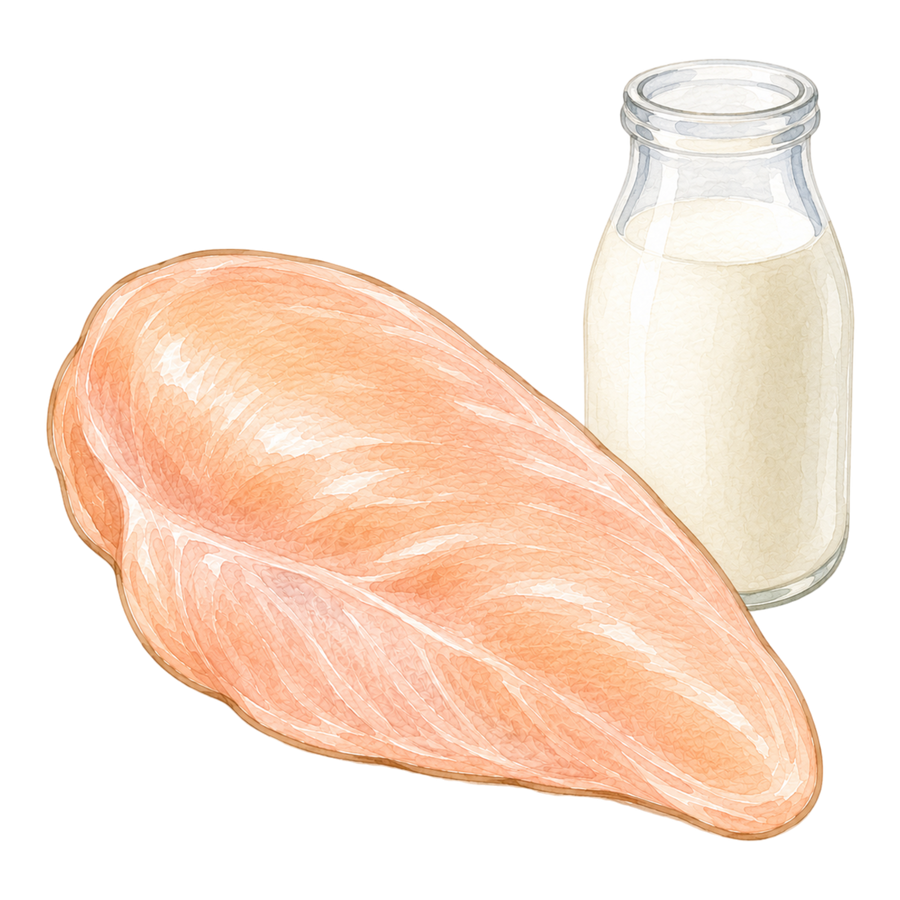 Dokas Cat - Milch-Creme mit Hühnerbrust