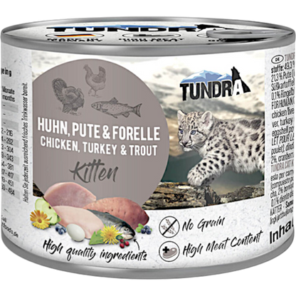 Tundra Cat - Huhn, Pute & Forelle für Kitten