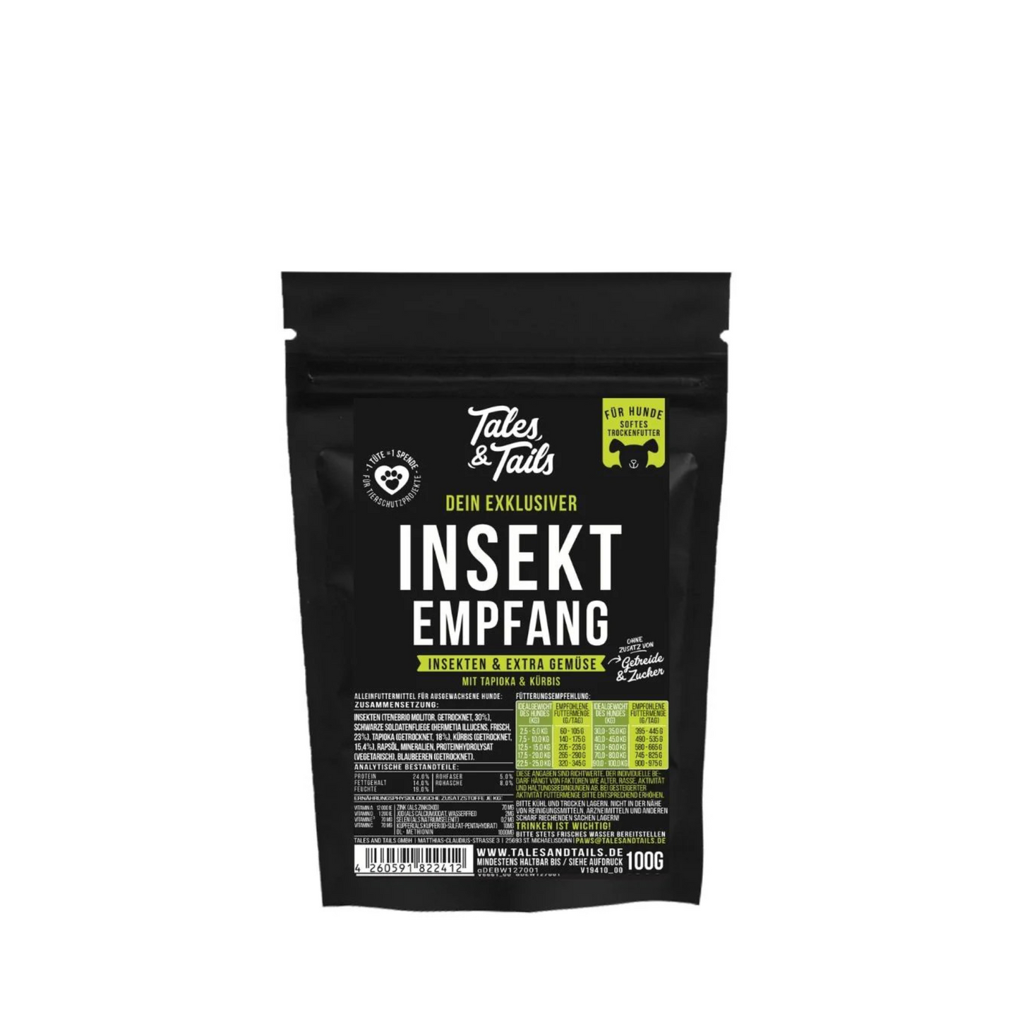 INSEKTempfang – softes Trockenfutter mit Insekten