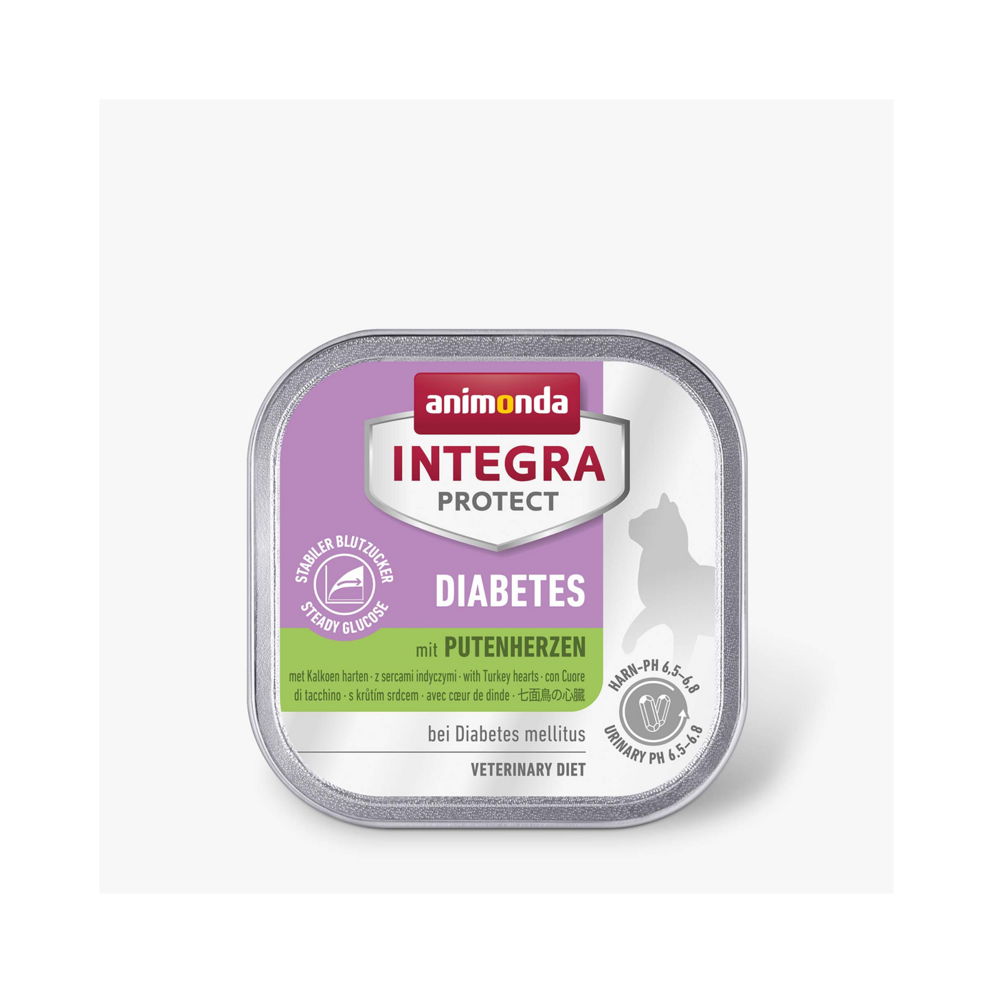 INTEGRA PROTECT Adult Diabetes mit Putenherzen Die zielgerichtete Diätnahrung für Katzen mit Diabetes