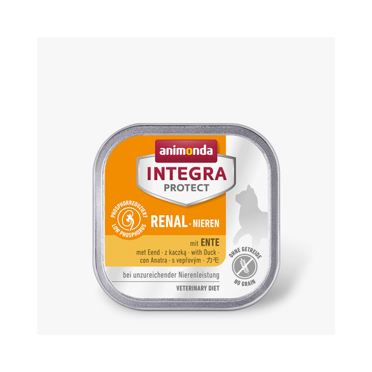 INTEGRA PROTECT Adult Renal mit Ente Die schmackhafte Nierendiät, die Katzen entlastet und den Alltag spürbar verbessert.