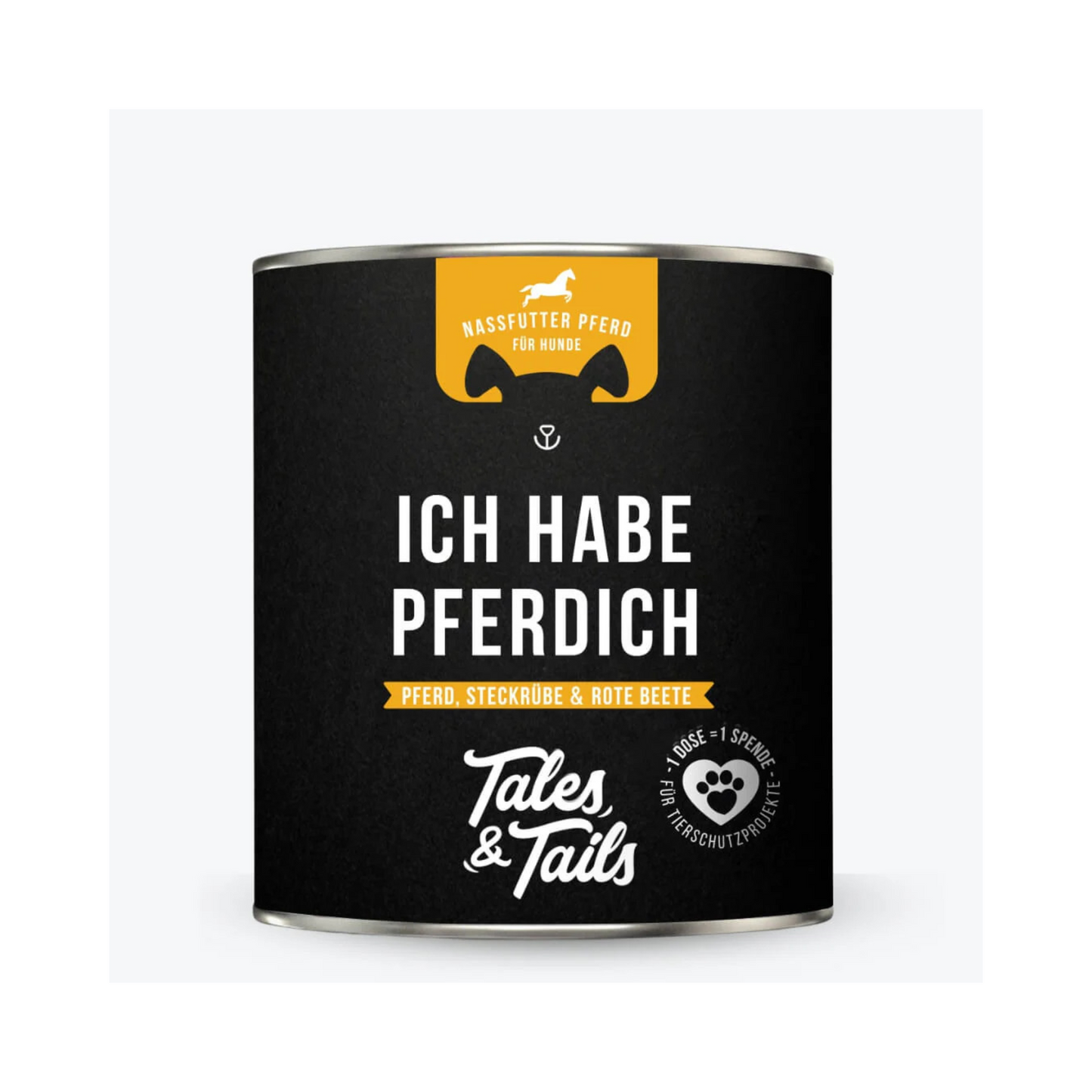 Ich habe PFERDich – Nassfutter für Hunde mit 80 % Pferd