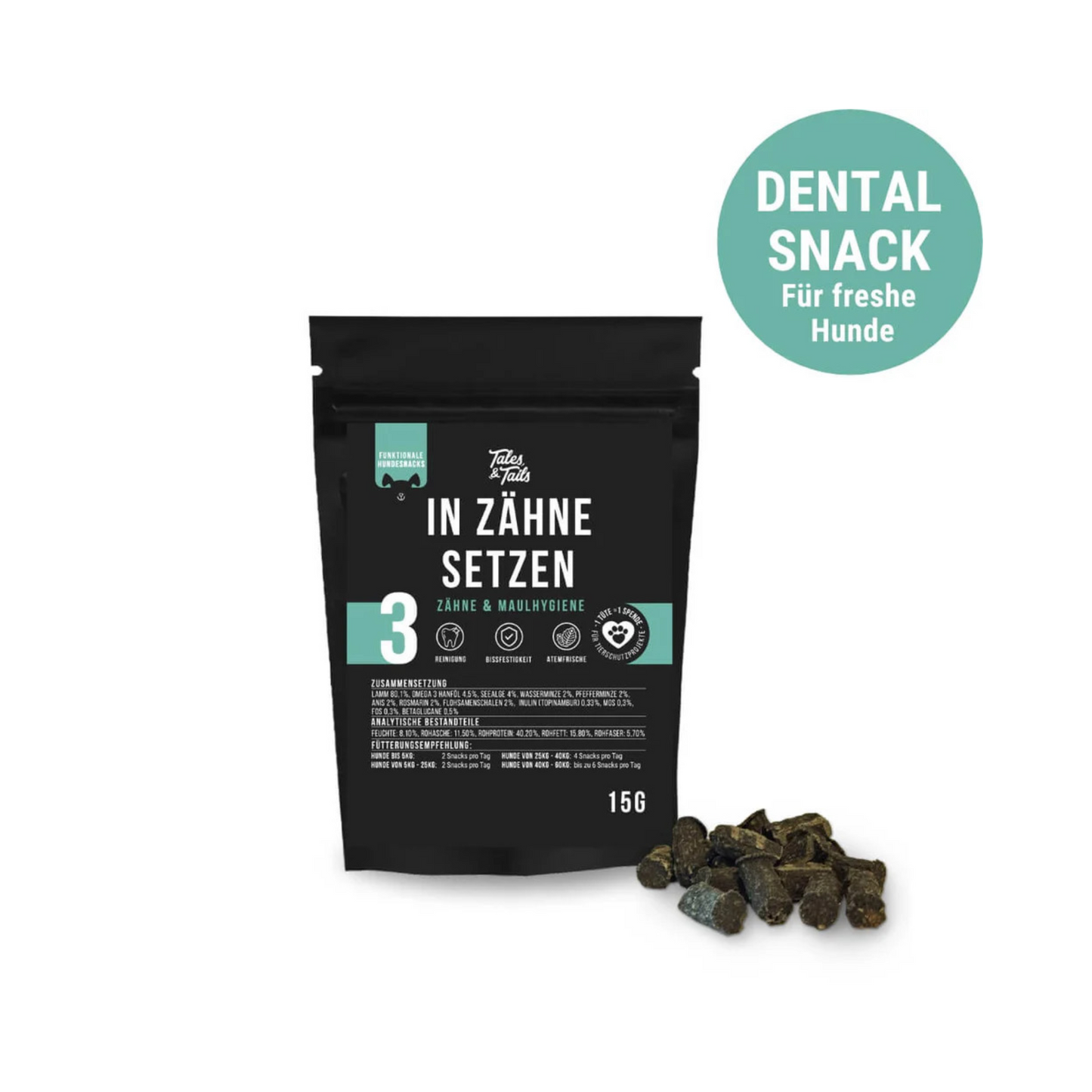 In Zähne setzen – funktionaler Snack für Hunde