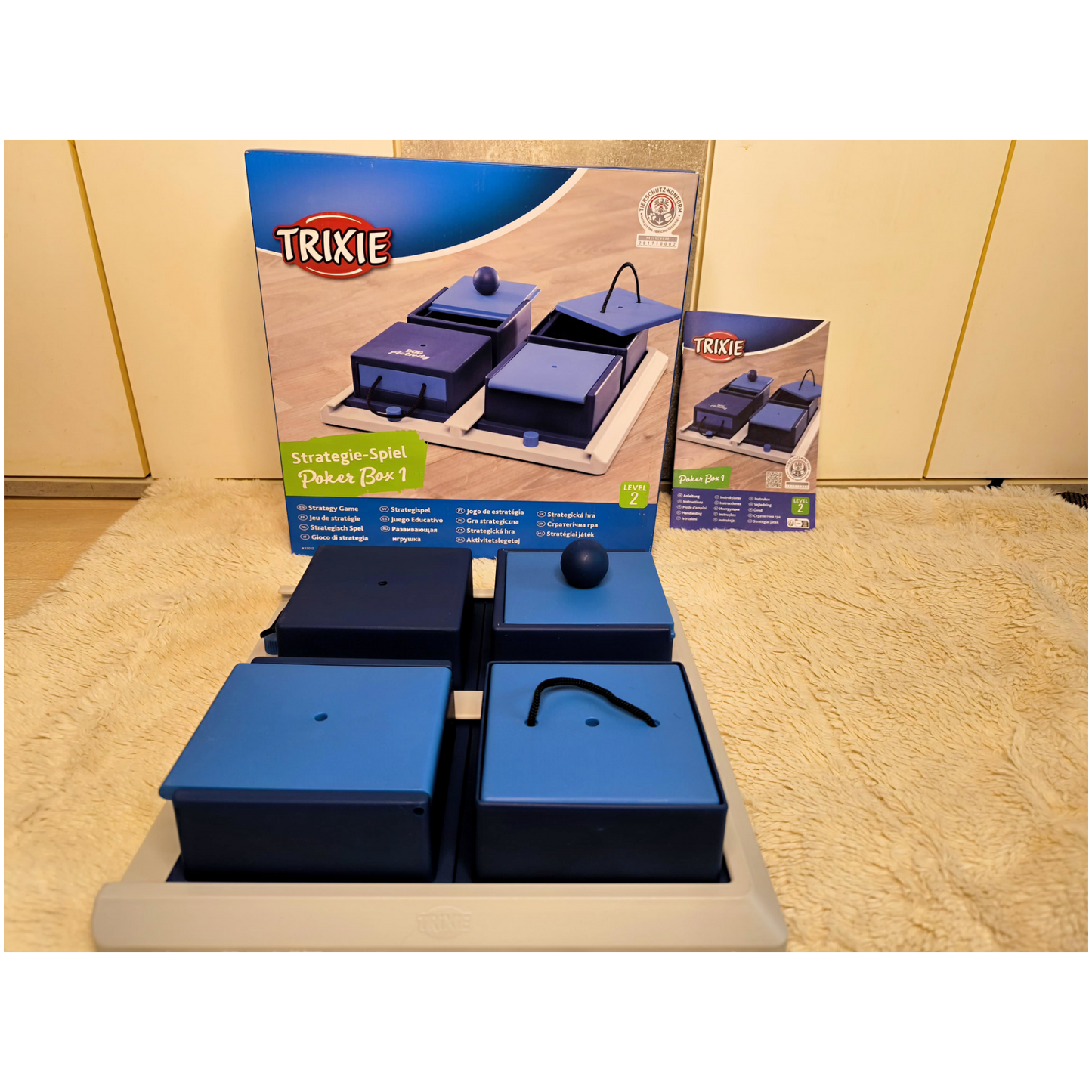 Intelligenzspielzeug Poker Box - Level 1 – Denkspaß mit System