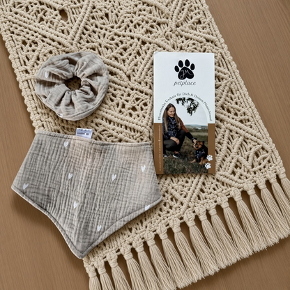 JM Petplace Hundehalstuch - Herzen