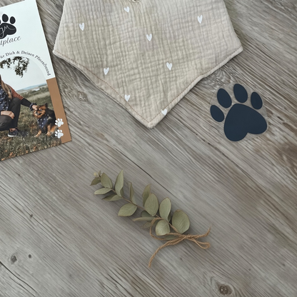 JM Petplace Hundehalstuch - Herzen