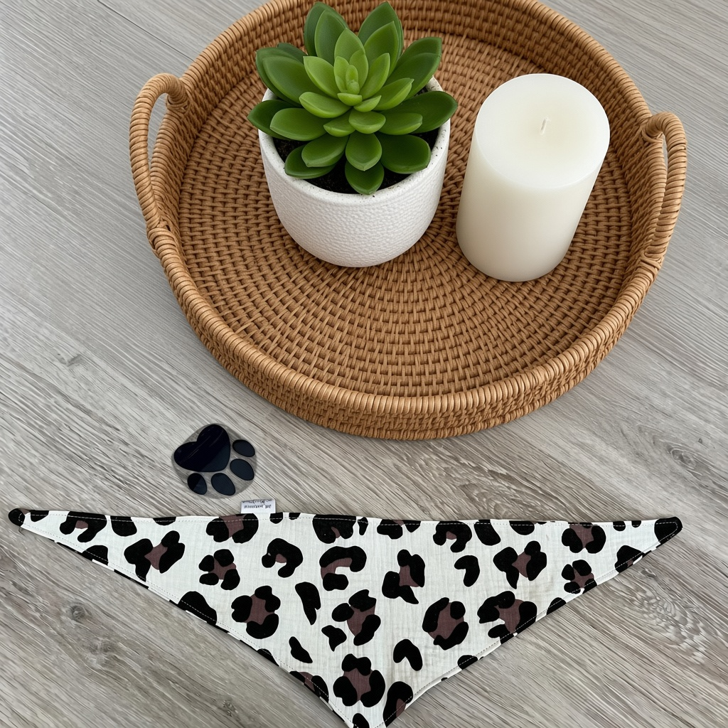 JM Petplace Hundehalstuch - Leopard