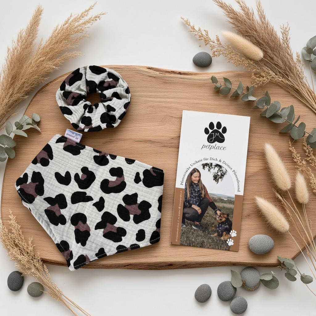 JM Petplace Hundehalstuch - Leopard