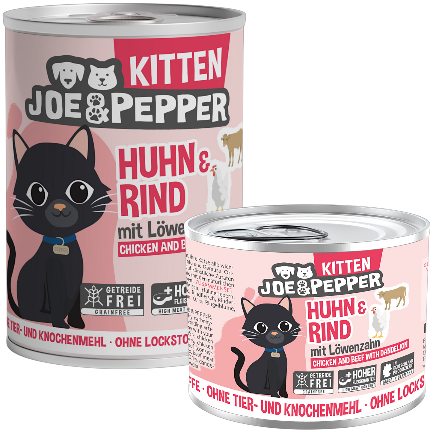 Joe & Pepper - Huhn & Rind für Kitten