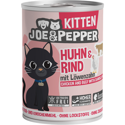 Joe & Pepper - Huhn & Rind für Kitten