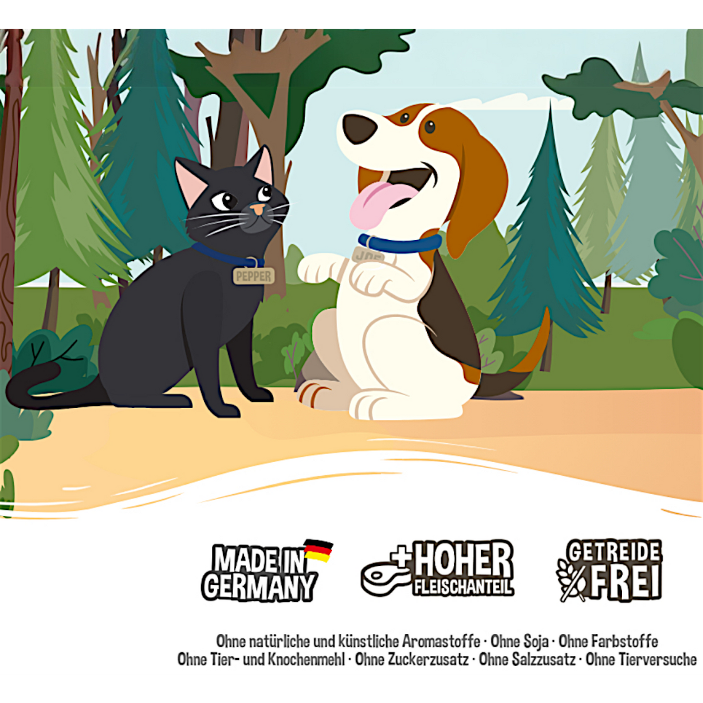 Joe & Pepper - Puppy Rind & Forelle