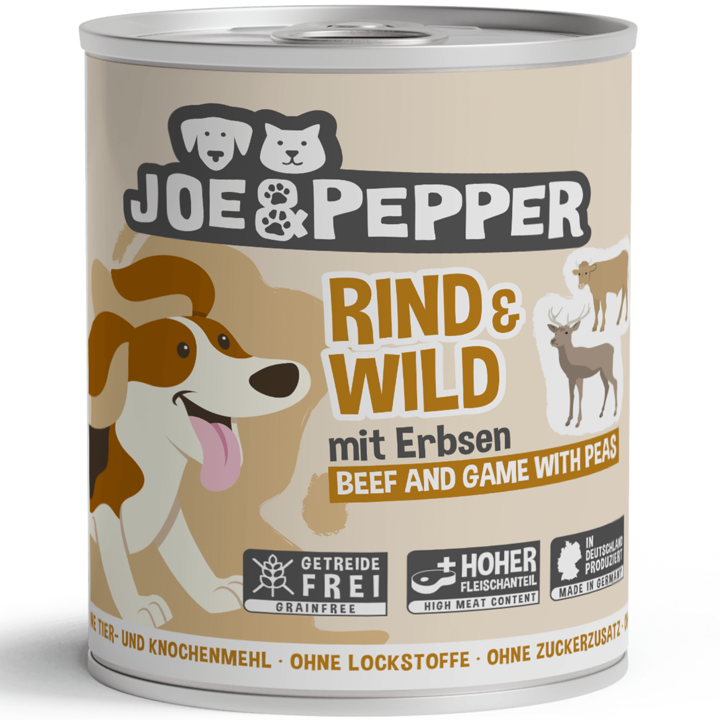 Joe & Pepper - Rind & Wild mit Erbsen