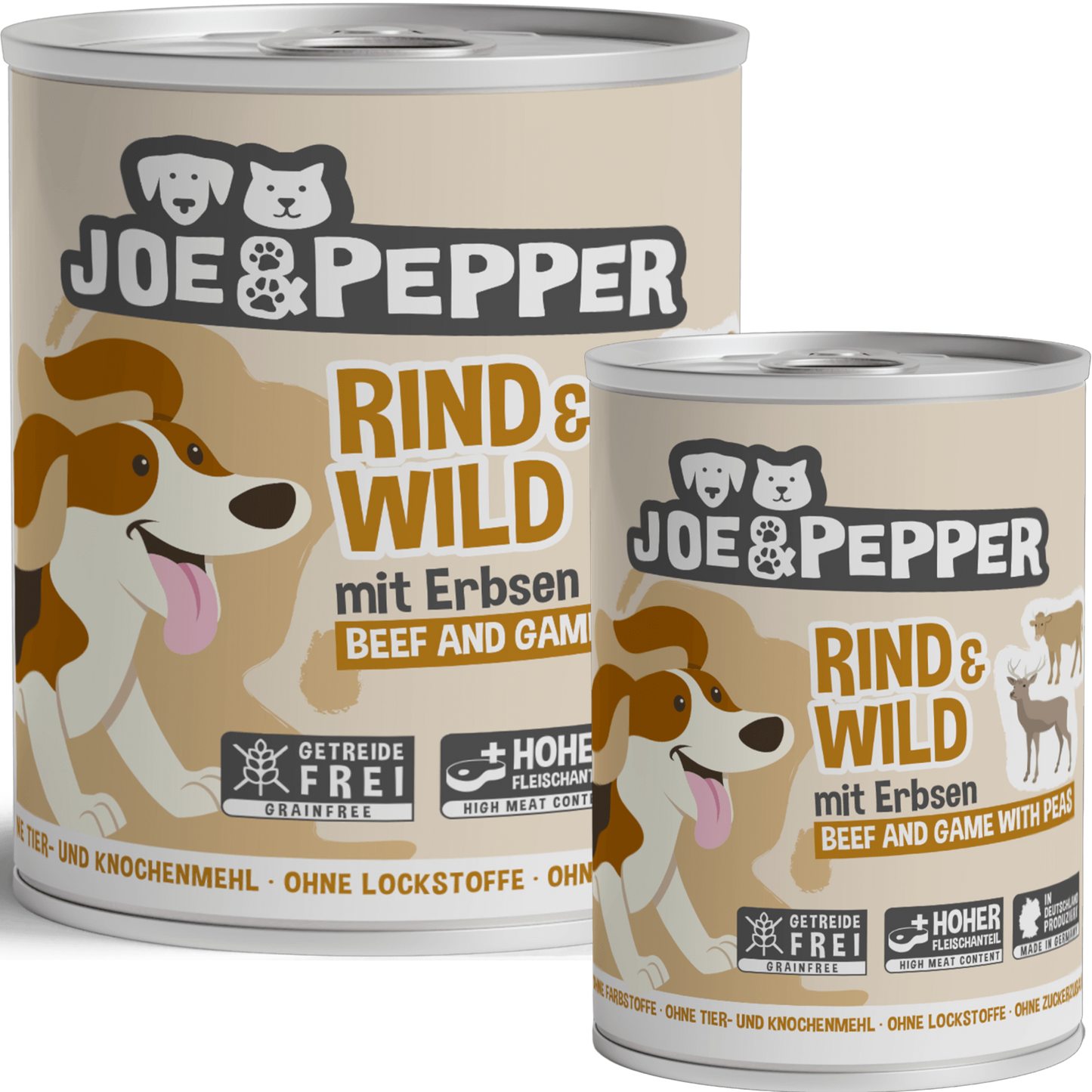 Joe & Pepper - Rind & Wild mit Erbsen