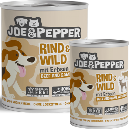 Joe & Pepper - Rind & Wild mit Erbsen