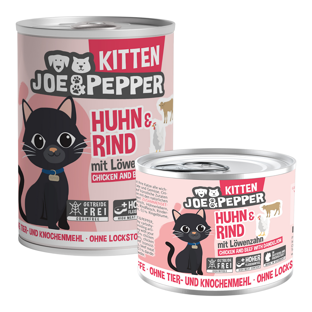 Joe & Pepper Cat - Huhn & Rind für Kitten
