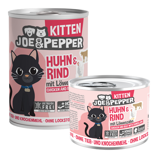 Joe & Pepper Cat - Huhn & Rind für Kitten