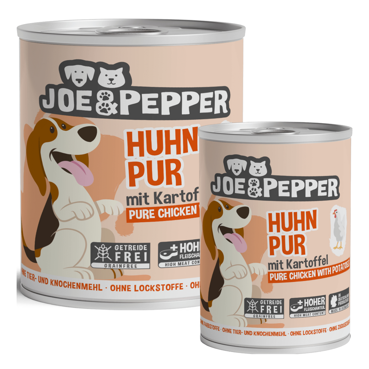 Joe & Pepper Dog - Huhn pur mit Kartoffel