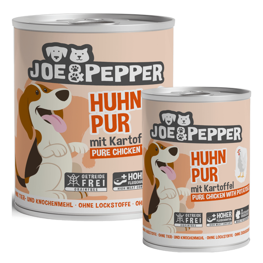 Joe & Pepper Dog - Huhn pur mit Kartoffel