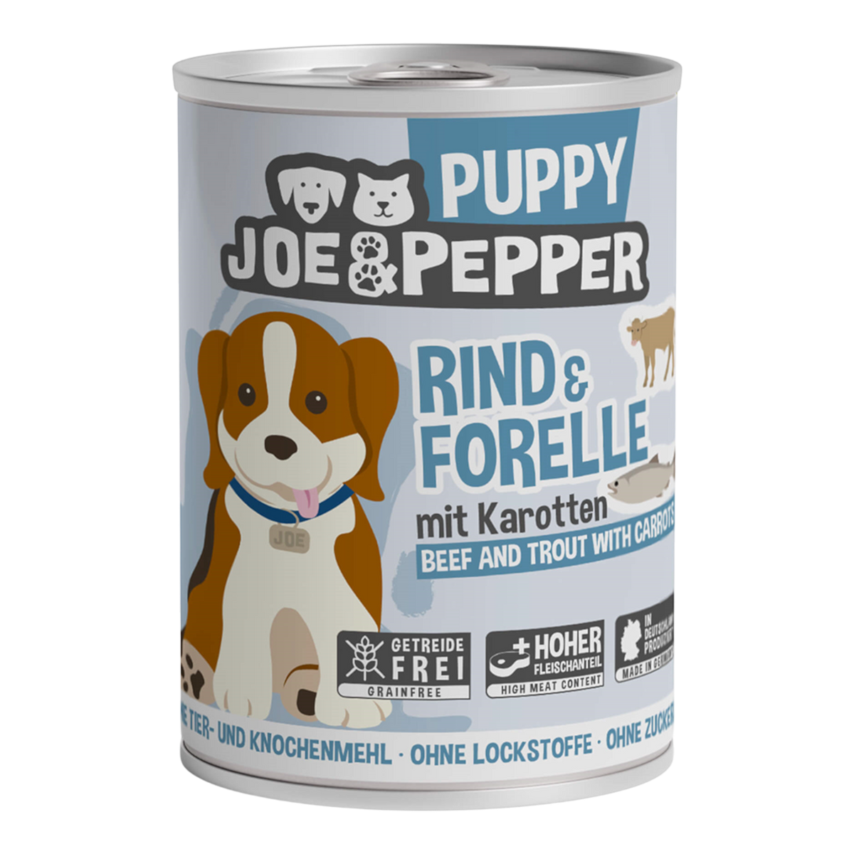 Joe & Pepper Dog - Rind & Forelle für Welpen