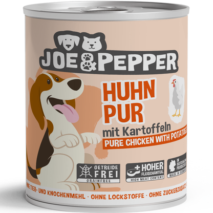 Joe & Pepper - Huhn pur mit Kartoffel