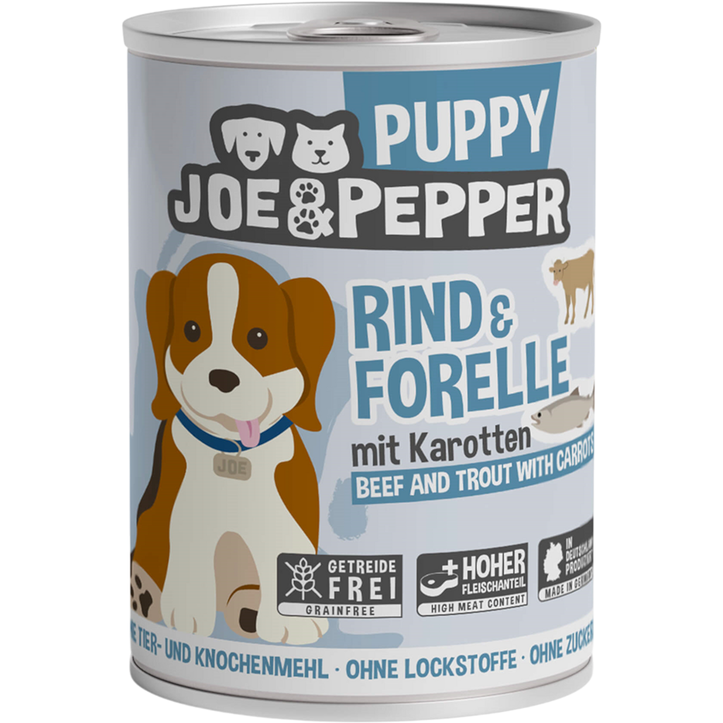Joe & Pepper - Puppy Rind & Forelle