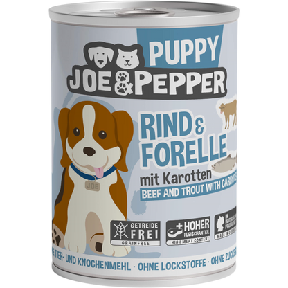 Joe & Pepper - Puppy Rind & Forelle