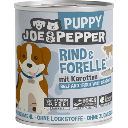 Joe & Pepper - Puppy Rind & Forelle