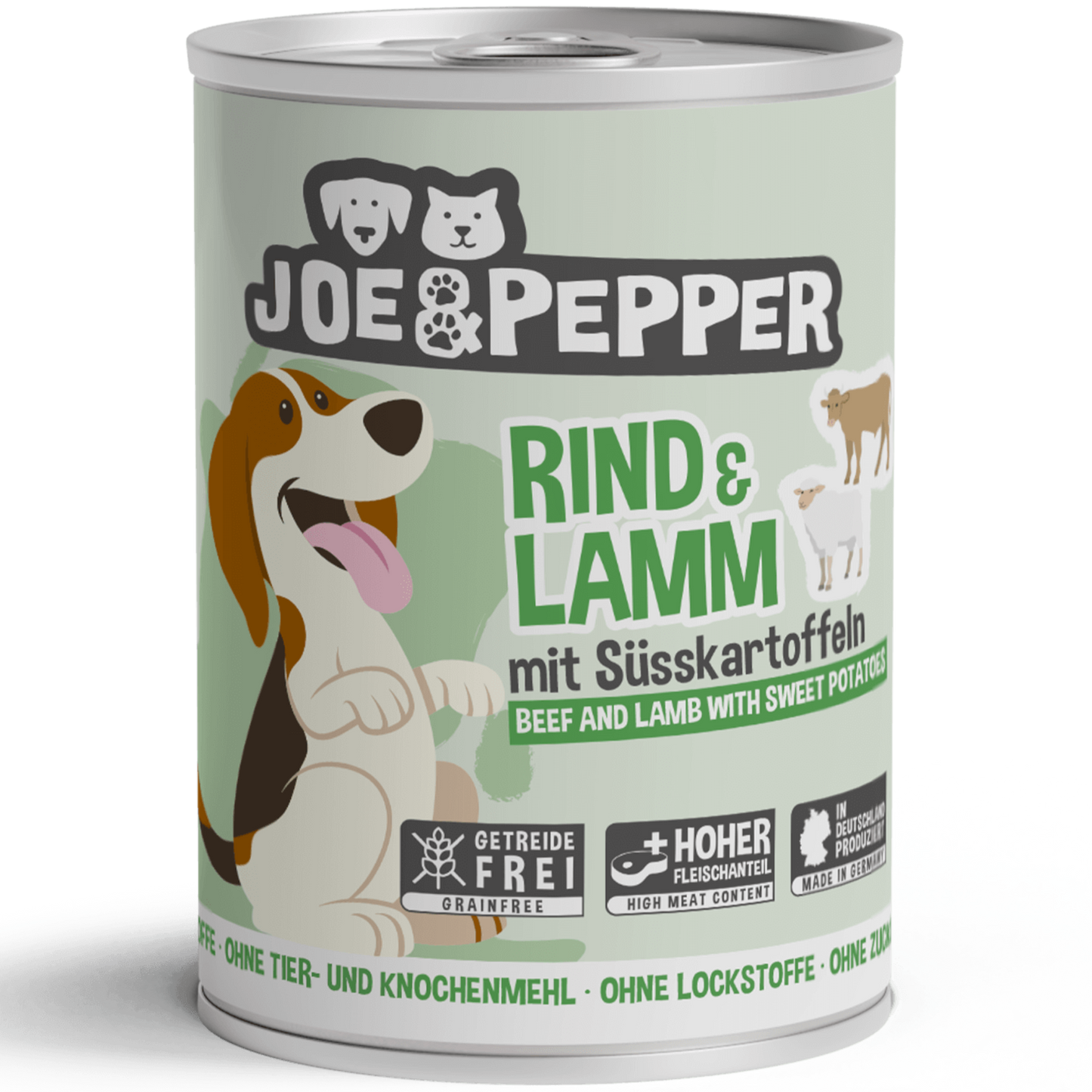 Joe & Pepper - Rind & Lamm mit Süßkartoffel