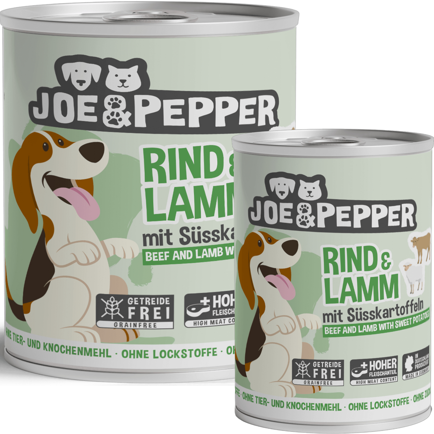 Joe & Pepper - Rind & Lamm mit Süßkartoffel