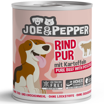 Joe & Pepper - Rind pur mit Kartoffeln