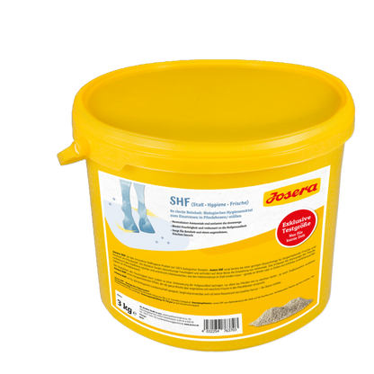 De Hun’nenhoff | Josera SHF – Biologisches Stallhygiene-Pulver für Frische & Gesundheit im Pferdestall