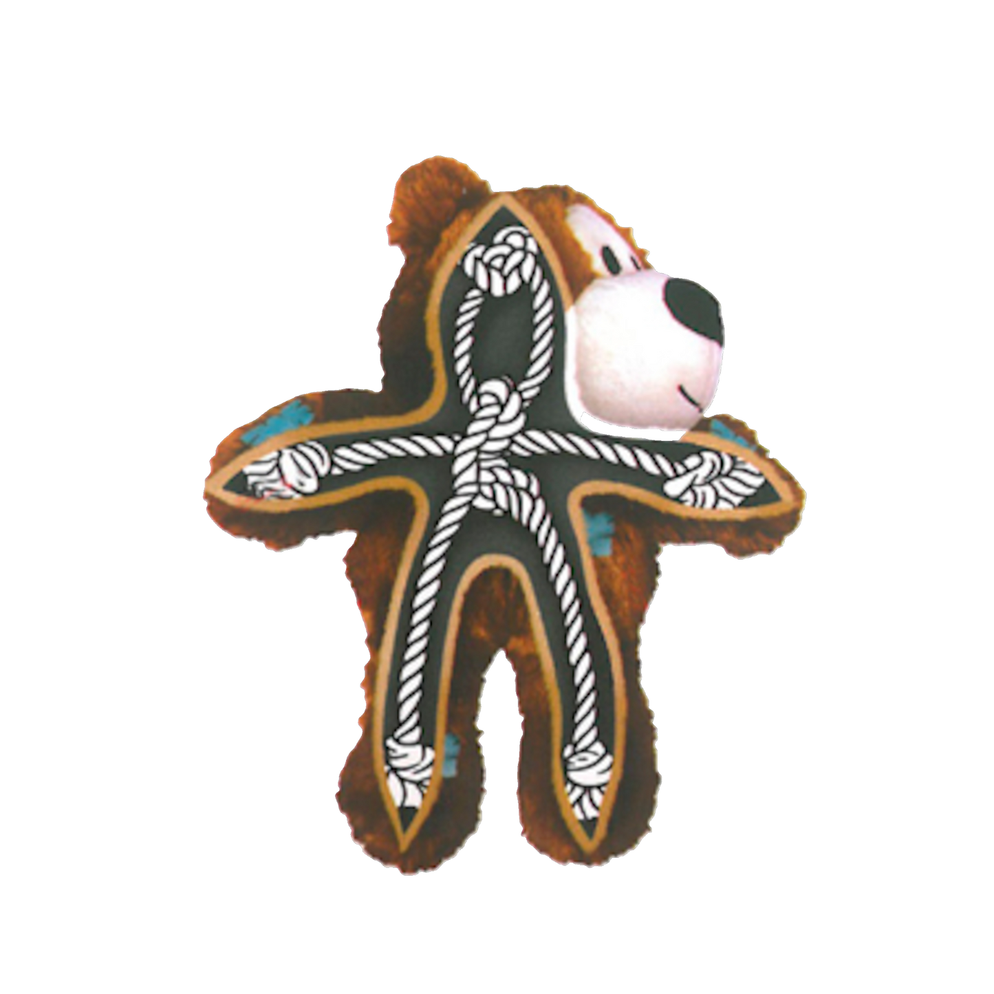 KONG® Wild Knots Bär – Kuschelspaß mit starkem Kern