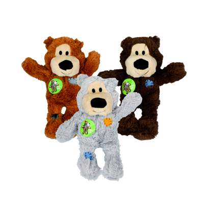 KONG® Wild Knots Bär – Kuschelspaß mit starkem Kern