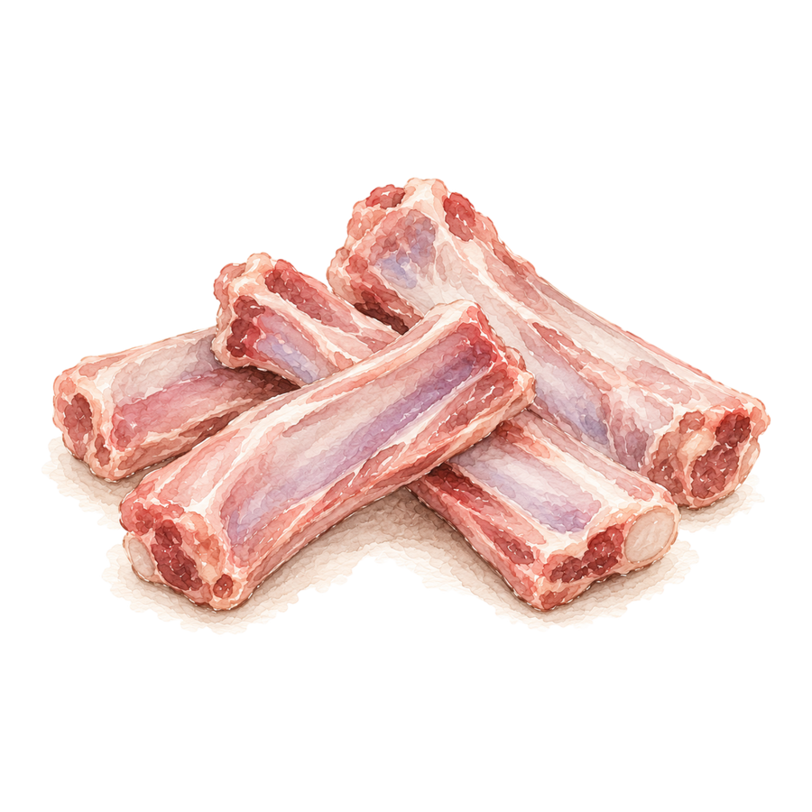 Dokas Dog - Kaninchen-Rippen mit Fleisch