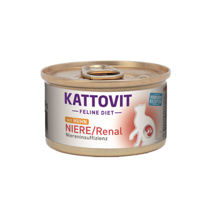 De Hun’nenhoff | Kattovit Feline Diet NIERE / Renal – Huhn – Diät-Nassfutter für nierenempfindliche Katzen