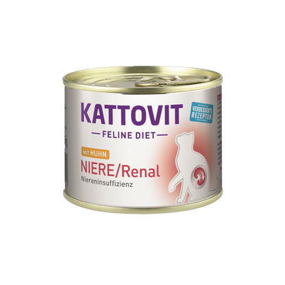 De Hun’nenhoff | Kattovit Feline Diet NIERE / Renal – Huhn – Diät-Nassfutter für nierenempfindliche Katzen