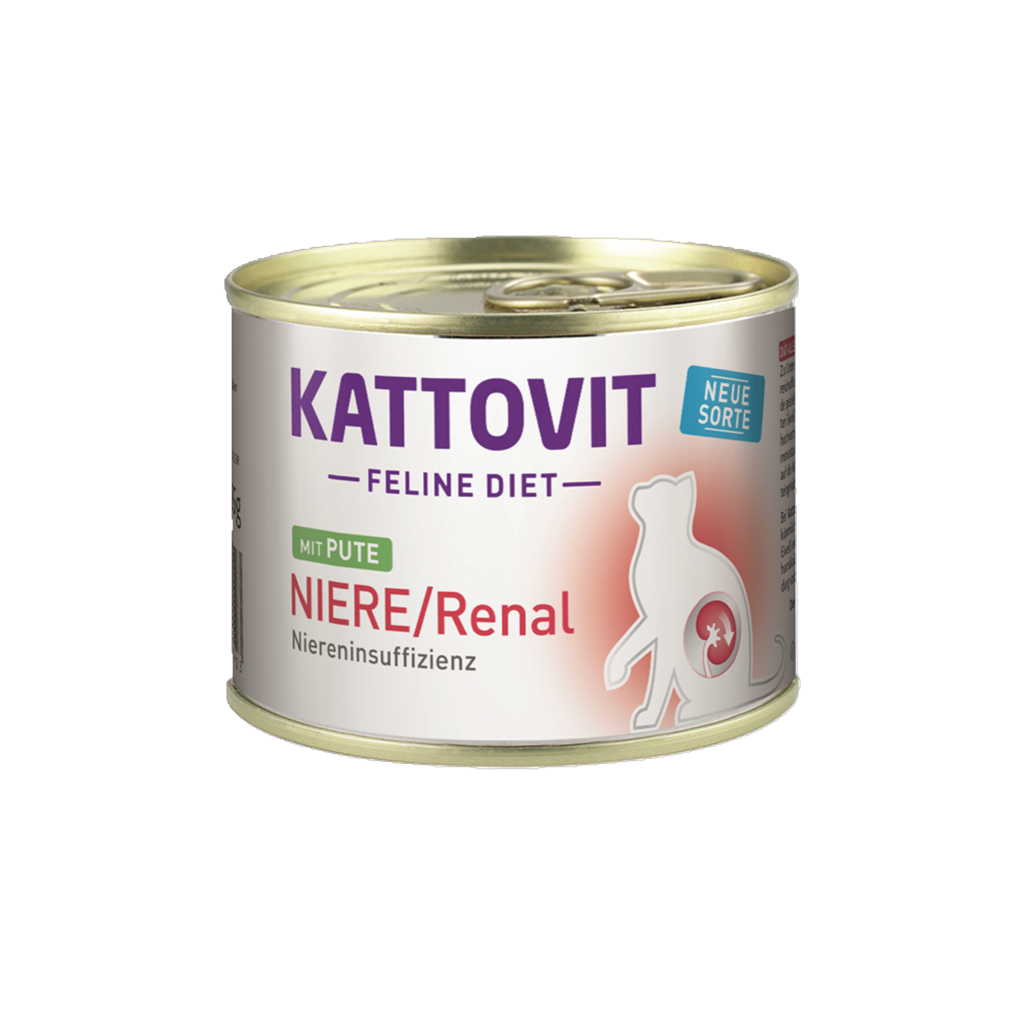 De Hun’nenhoff | Kattovit Feline Diet NIERE / Renal – Pute – Diät-Nassfutter für Katzen mit chronischer Niereninsuffizienz