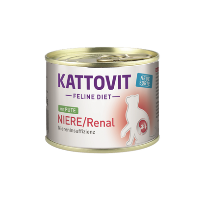 De Hun’nenhoff | Kattovit Feline Diet NIERE / Renal – Pute – Diät-Nassfutter für Katzen mit chronischer Niereninsuffizienz