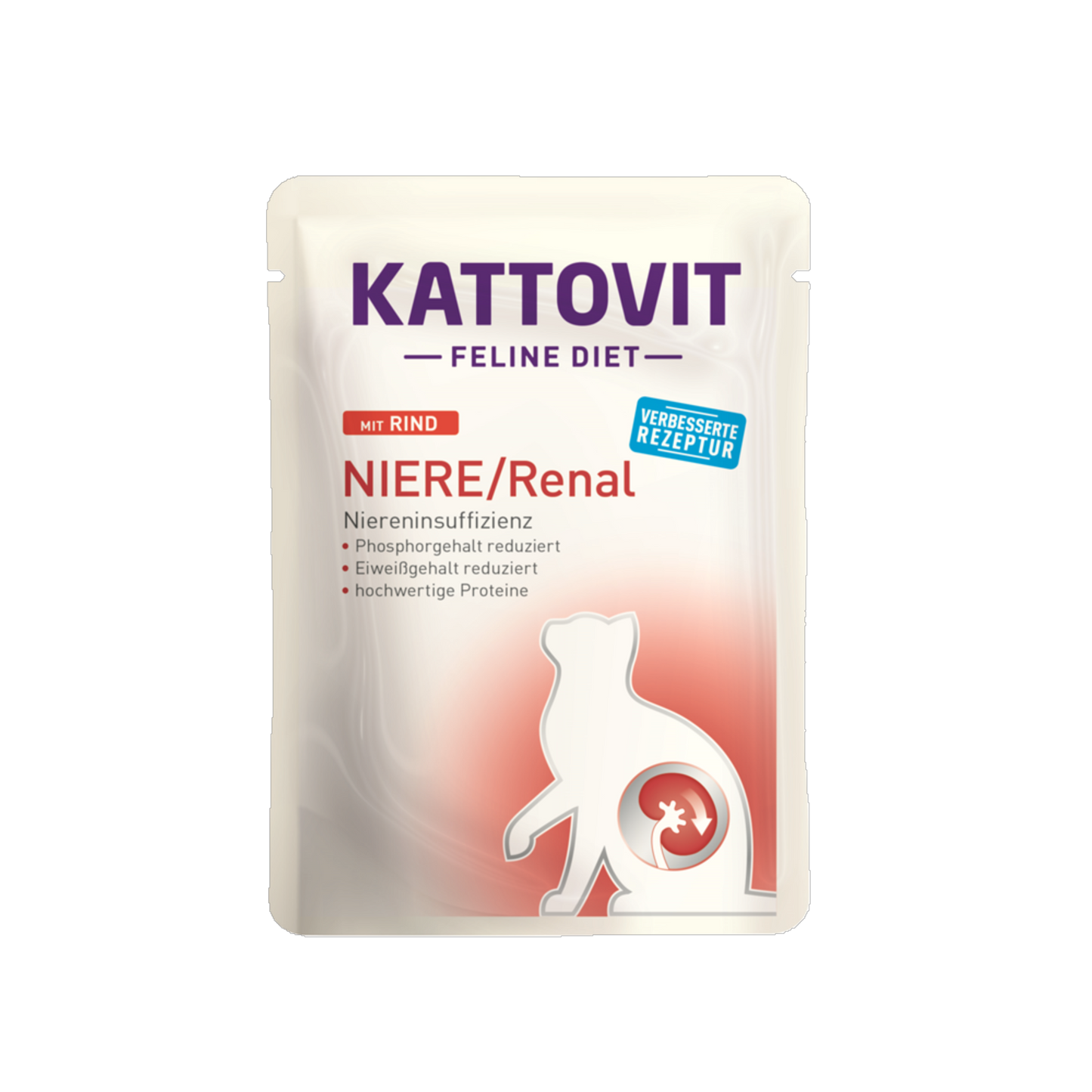 De Hun’nenhoff | Kattovit Feline Diet NIERE / Renal – Rind – Diät-Nassfutter für nierenempfindliche Katzen