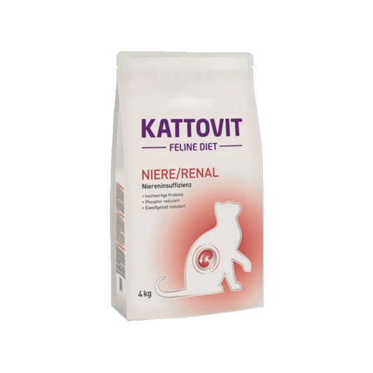 Kattovit Feline Diet Niere/Renal – Spezielle Nierendiät für Katzen mit chronischer Niereninsuffizienz