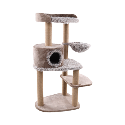 Katzen-Kratzbaum Oliver mit Hängematte & Versteck – Komfort & Kratzspaß in Einem