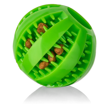 Kauen, Spielen, Pflegen – der clevere Ball für strahlend saubere Hundezähne!